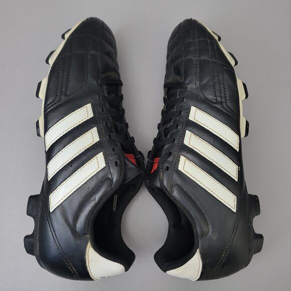 2013 Adidas G65052 Goletto IV TRX FG J Mens Soccer Cleats Black White Red 10.5 main image 13